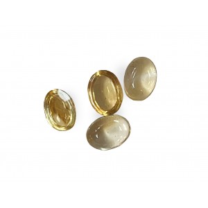 Citrine Cabs, Oval - 6 x 8mm