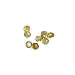 Citrine Cabs, Round - 4mm