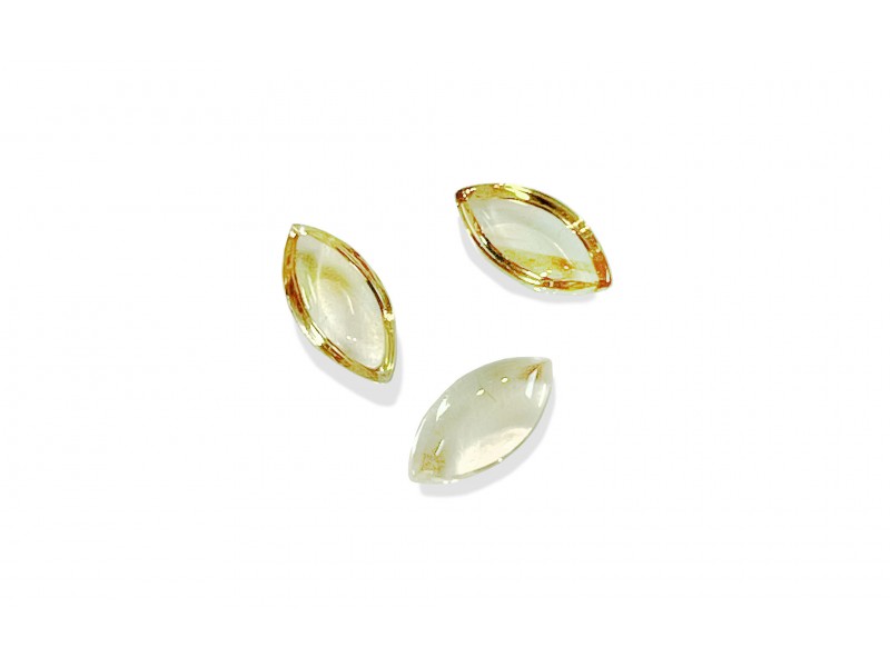 Citrine Cabs, Marquise - 4 x 8mm
