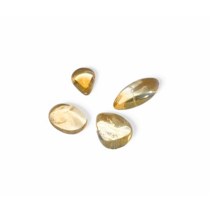 citrine cabochons mixed shapes 1-2g