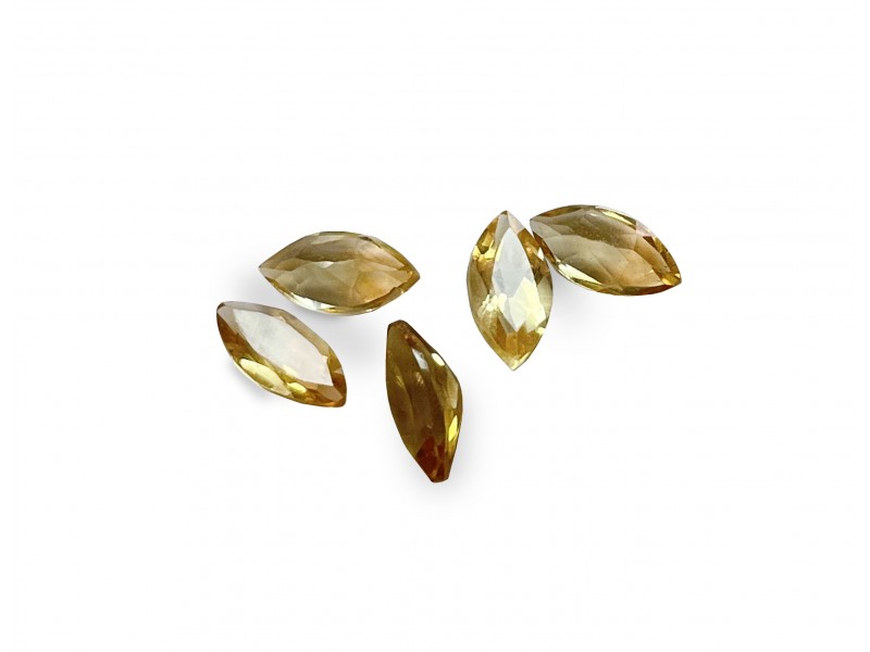 Citrine Cut Stone, Marquise - 2.5 x 5mm