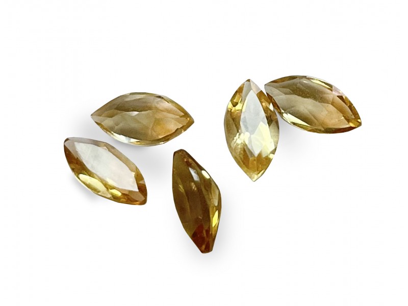 Citrine Cut Stone, Marquise - 5 x 10mm