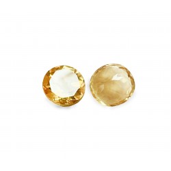 Citrine Cut Stone, Round - 6mm