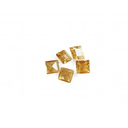 Citrine Cut Stone, Square - 3mm