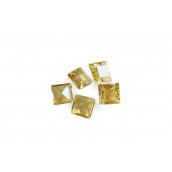 Citrine Cut Stone, Square - 4mm