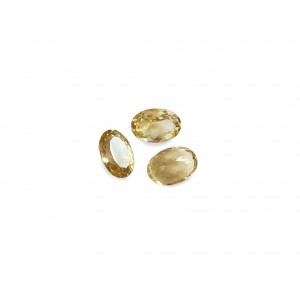 Citrine Cut Stone, Oval - 3 x 4mm