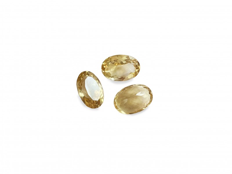 Citrine Cut Stone, Oval - 3x4mm
