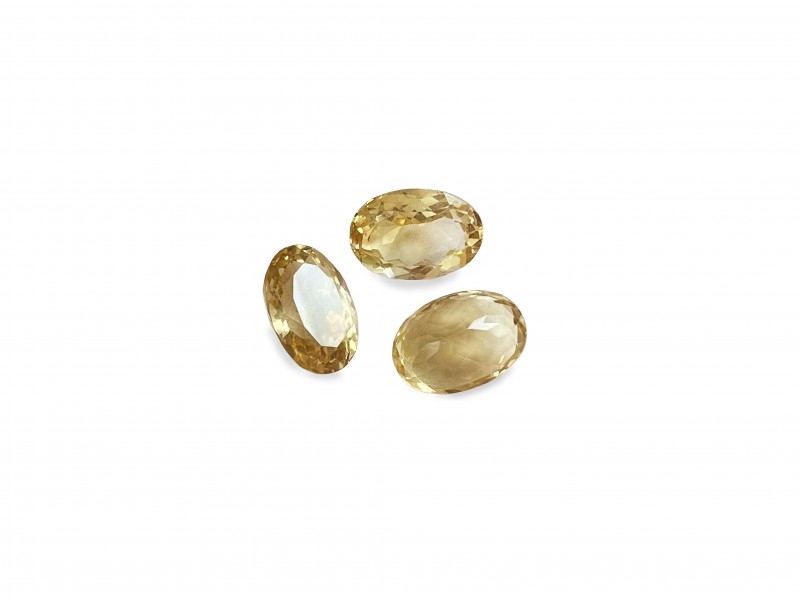 Citrine Cut Stone, Oval - 3 x 4mm