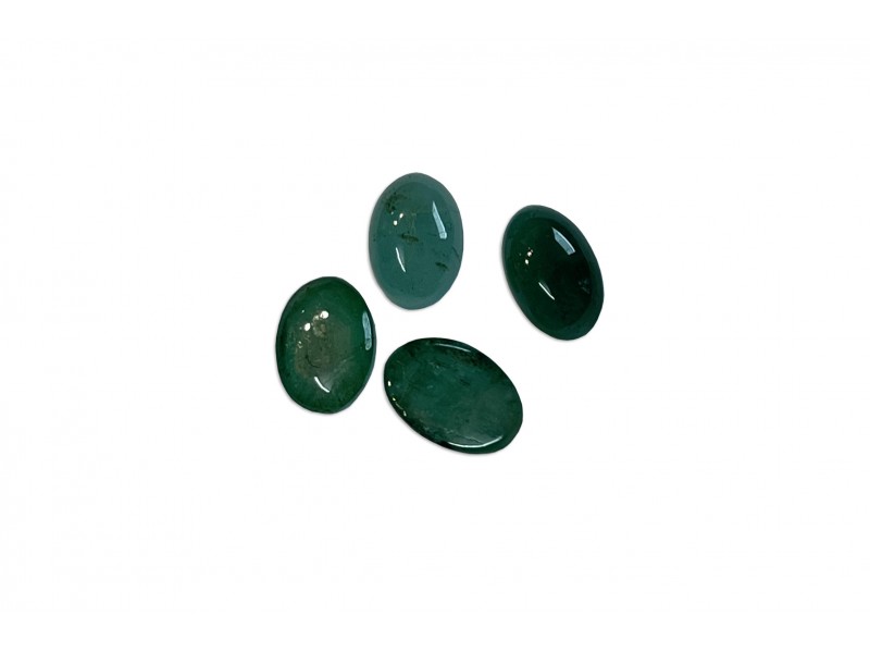 Emerald Cabs, Oval - 5x7mm