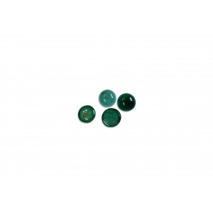 Emerald Cabs, Round, 3.5 mm
