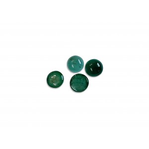 Emerald Cabs, Round, 4.5 mm