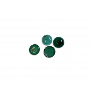 Emerald Cabs, Round - 4.5mm