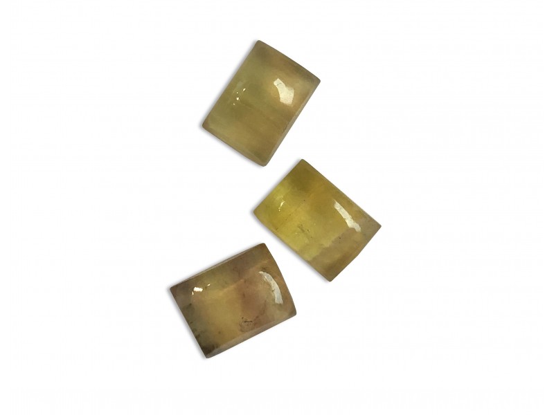 Fluorite Cabs, Rectangle, 6 x 8 mm