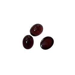 Garnet Cabs, Oval, 4 x 5 mm