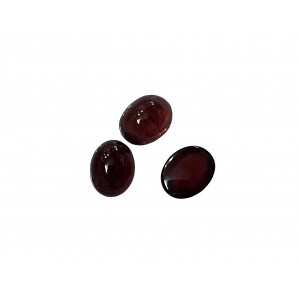 Garnet Cabs, Oval, 4 x 5 mm