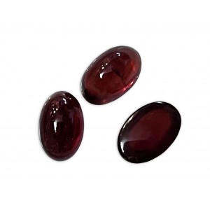 garnet cabochons oval 3x5mm