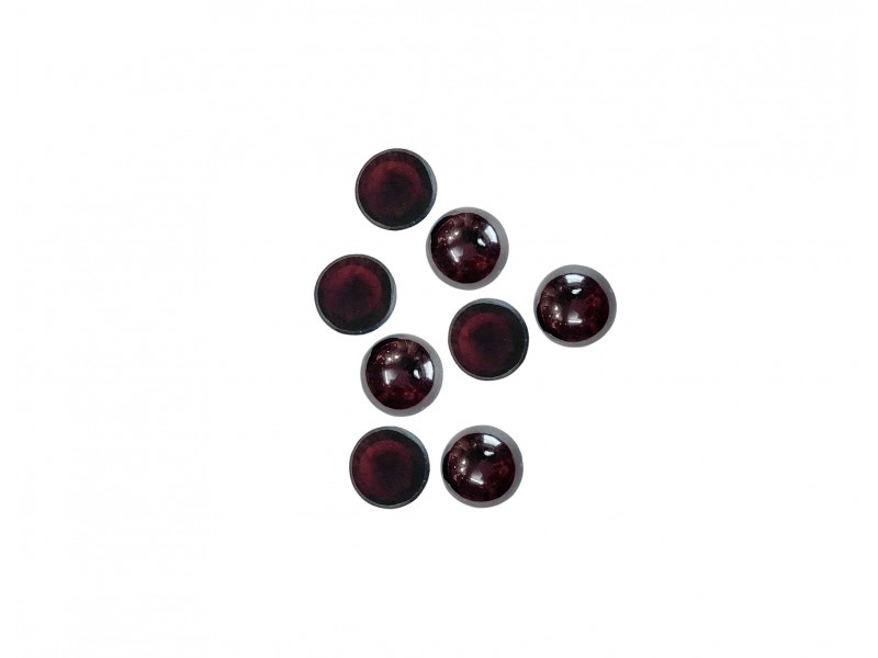 Garnet Cabochons Round 2mm 