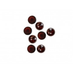 Garnet Cabochons Round 4 mm