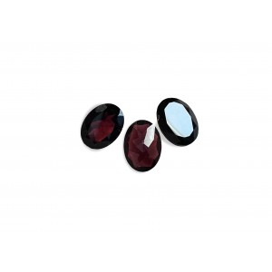 Garnet Cut Stone, Oval, 3 x 4 mm