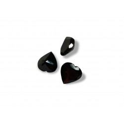 Garnet Cut Stone, Heart,  8 mm