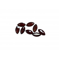 garnet faceted marquise 2x4mm