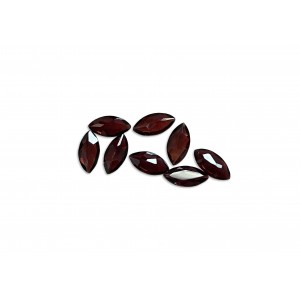 garnet faceted marquise 2x4mm