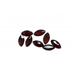 garnet faceted marquise 2.5 x 5mm