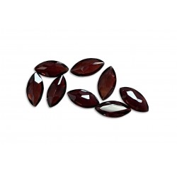 garnet faceted marquise 4x8mm