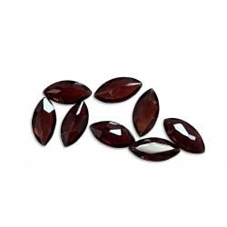 garnet faceted marquise 5x10mm
