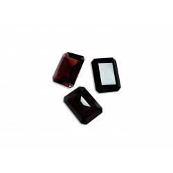 garnet faceted octagon 5x7mm