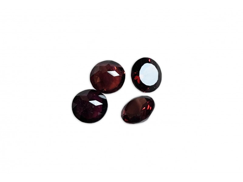 Garnet Cut Stone, Round, 3 mm