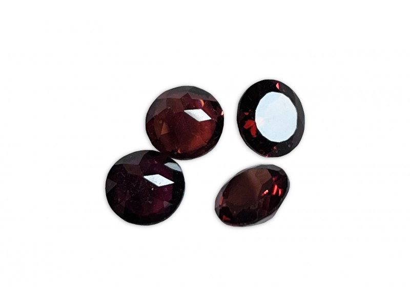 Garnet Cut Stone, Round, 5 mm