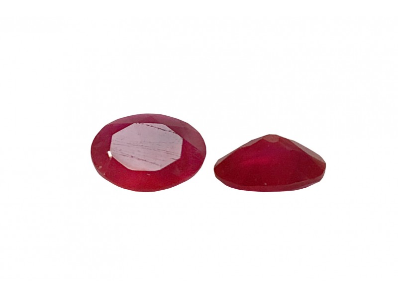 Agate Gawa Pink Cut Stone, Oval - 8 x 10mm