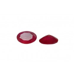 Agate Pink Cut Stone, Oval - 6 x 8mm