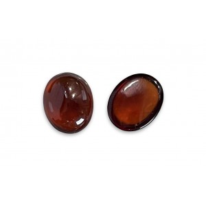 Hessonite Garnet Cabs Oval 8mm x 10mm