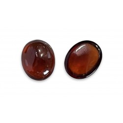 Hessonite Garnet Cabs Oval 9mm x 11mm