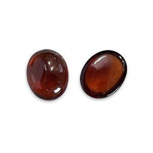 Hessonite Garnet Cabs Oval 9mm x 11mm