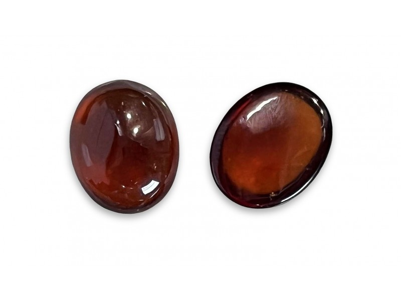 Hessonite Garnet Cabs Oval 9mm x 11mm