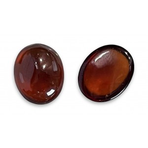 Hessonite Garnet Cabs Oval 10mm x 14mm