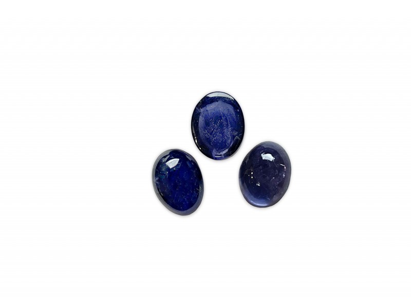 Iolite Cabs, Oval, 4 x 6 mm