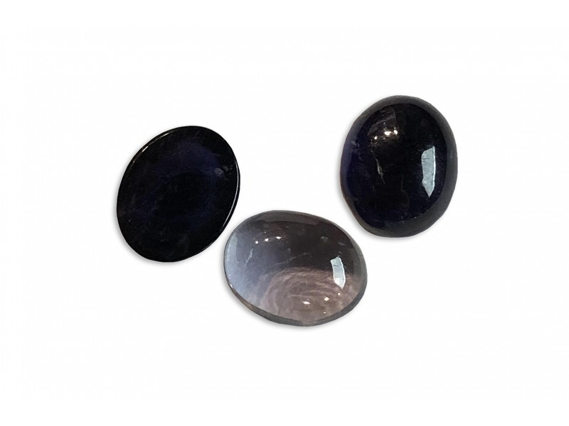 Iolite Cabs, Oval, 8 x 10 mm