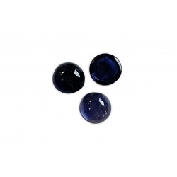 Iolite Cabs, Round, 7 mm 