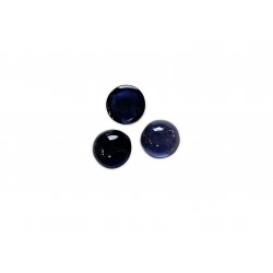 Iolite Cabs, Round, 5 mm 