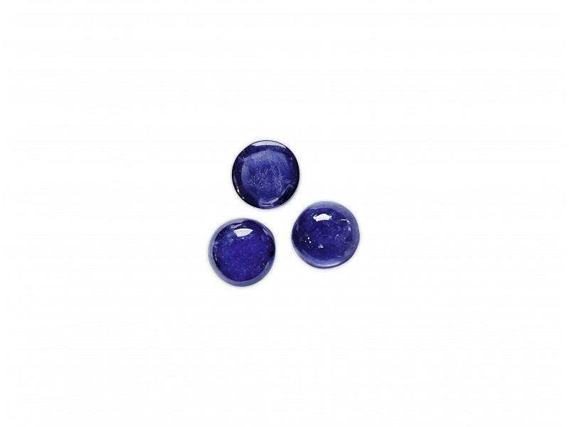 iolite cabochons 6mm 