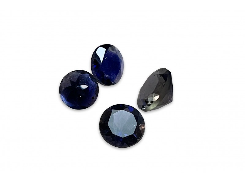 Iolite Cut Stone, Oval, 4 x 6 mm 