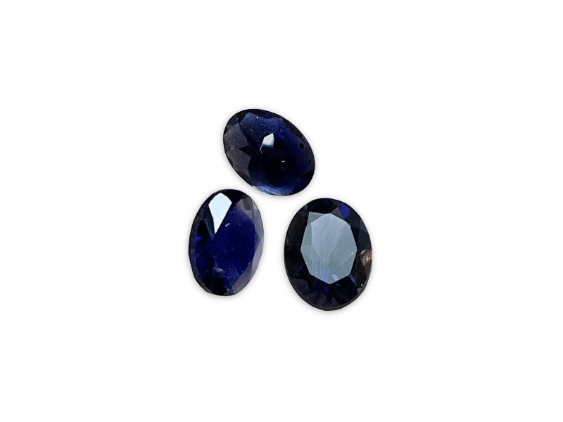 Iolite Cut Stone, Oval, 5 x 7 mm 