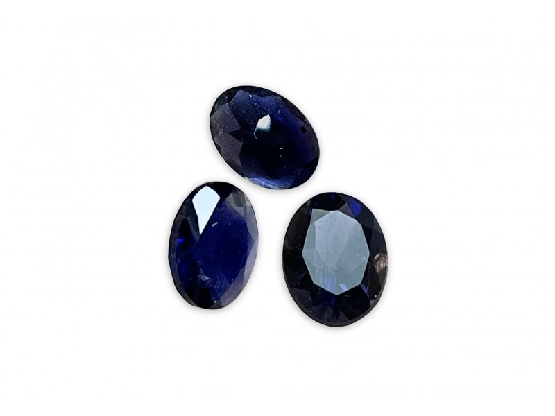 Iolite Cut Stone, Oval, 6 x 8 mm 