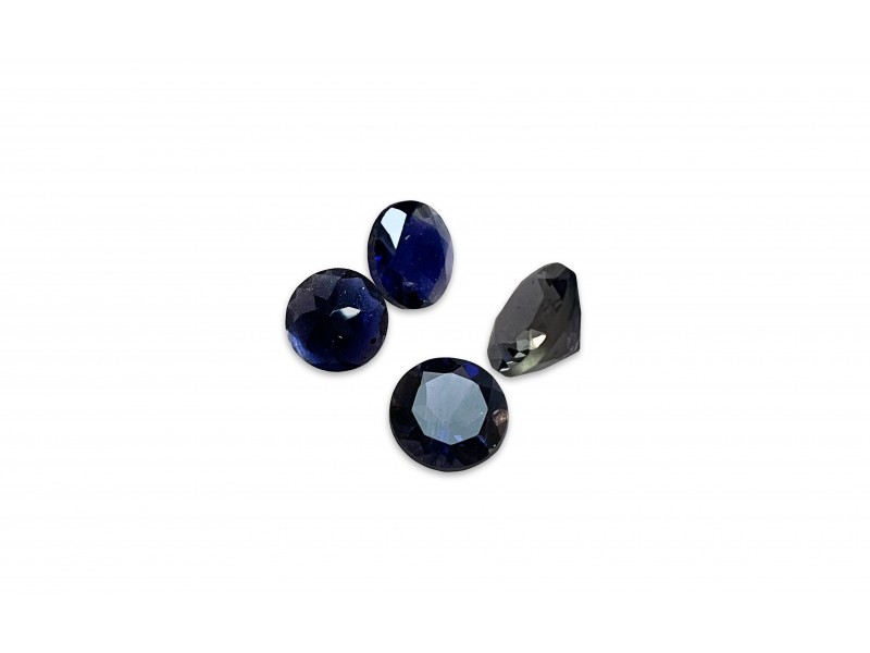 Iolite Cut Stone, Round, 3 mm