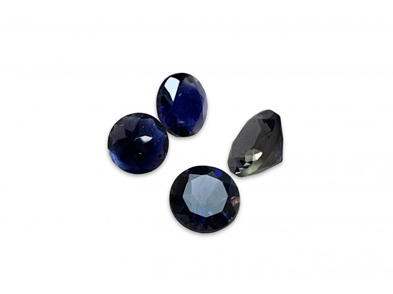 Iolite Cut Stone, Round, 4 mm