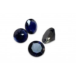 Iolite Cut Stone, Round, 8 mm